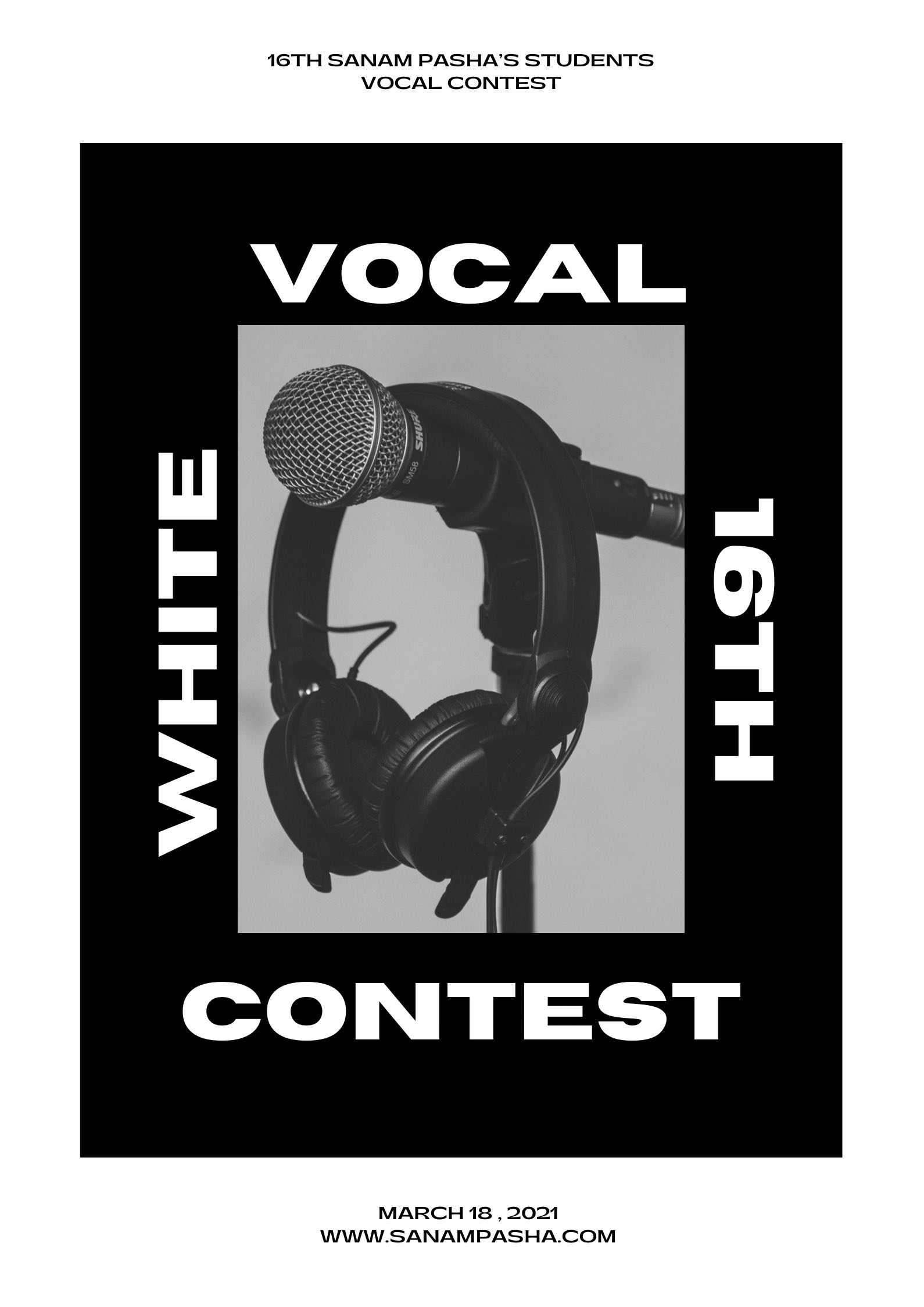 مسابقه ی خوانندگان رقابت گروه سفید - وکال کانتست - آوازخوانی صداسازی